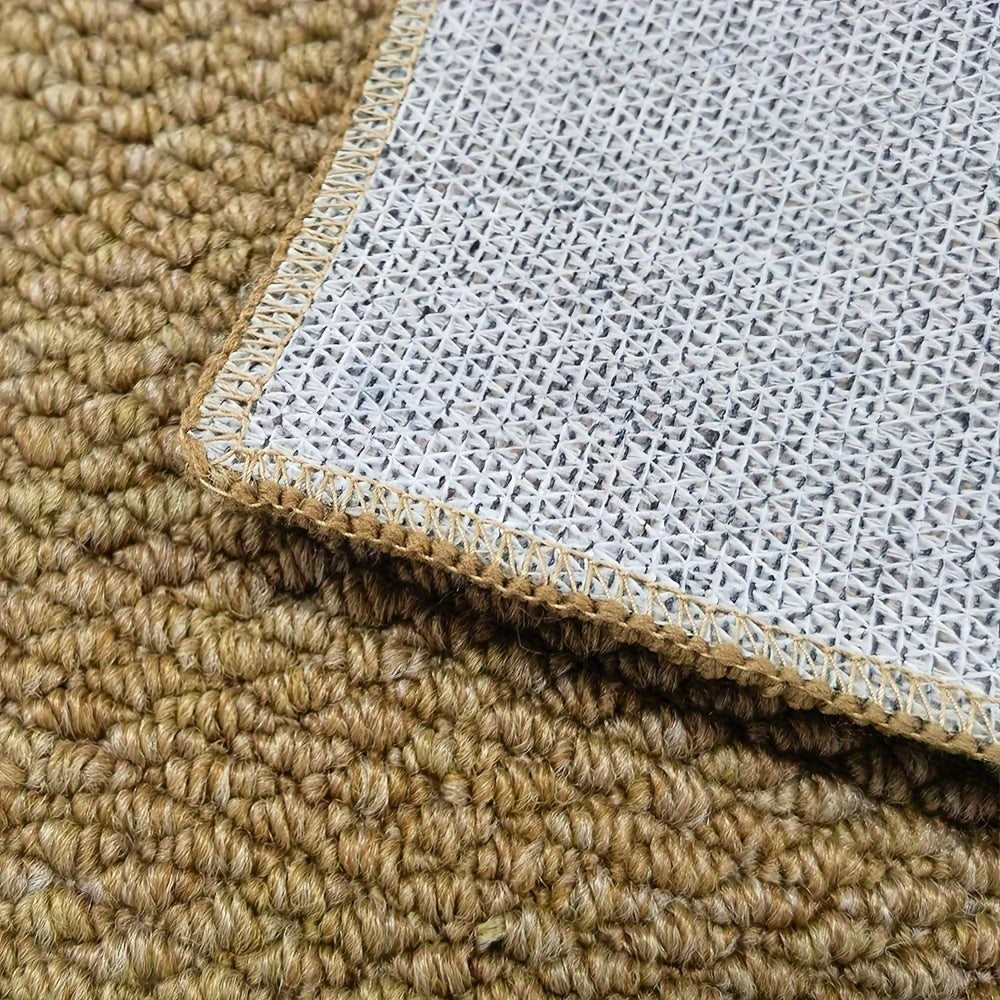 Absorbent Doormat for Indoor & Outdoor – Non-Slip Jute-Look Entry Rug, Machine Washable, 3 Sizes