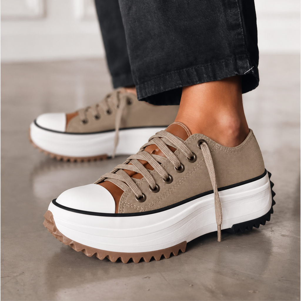 Women's Comfort Sneakers with Arch Support – Cushioned Everyday Sneakers with Heel Support, 3 Colors, EU 35–43 – Parsha