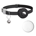 Smart Tracker Collar for Cats and Dogs – Pet Tracker for Android, Works with Google Find My Device, Reflective