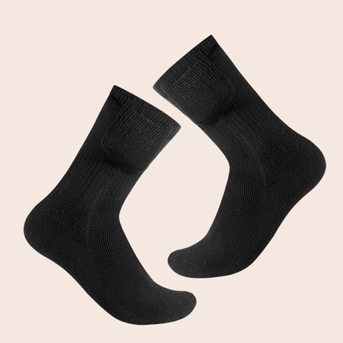 USB Heated Socks – Rechargeable Electric Heated Socks up to 131°F for Hiking, Camping & Winter Sports, Unisex