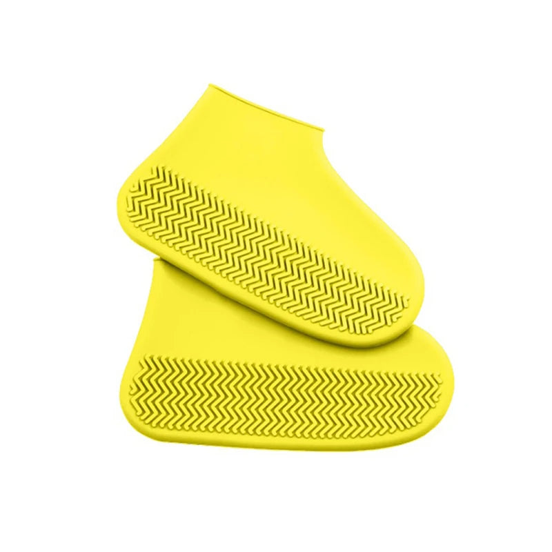 Waterproof Shoe Covers – Reusable Elastic Rain Overshoes for Walking & Cycling, Washable, 5 Colors, S–L