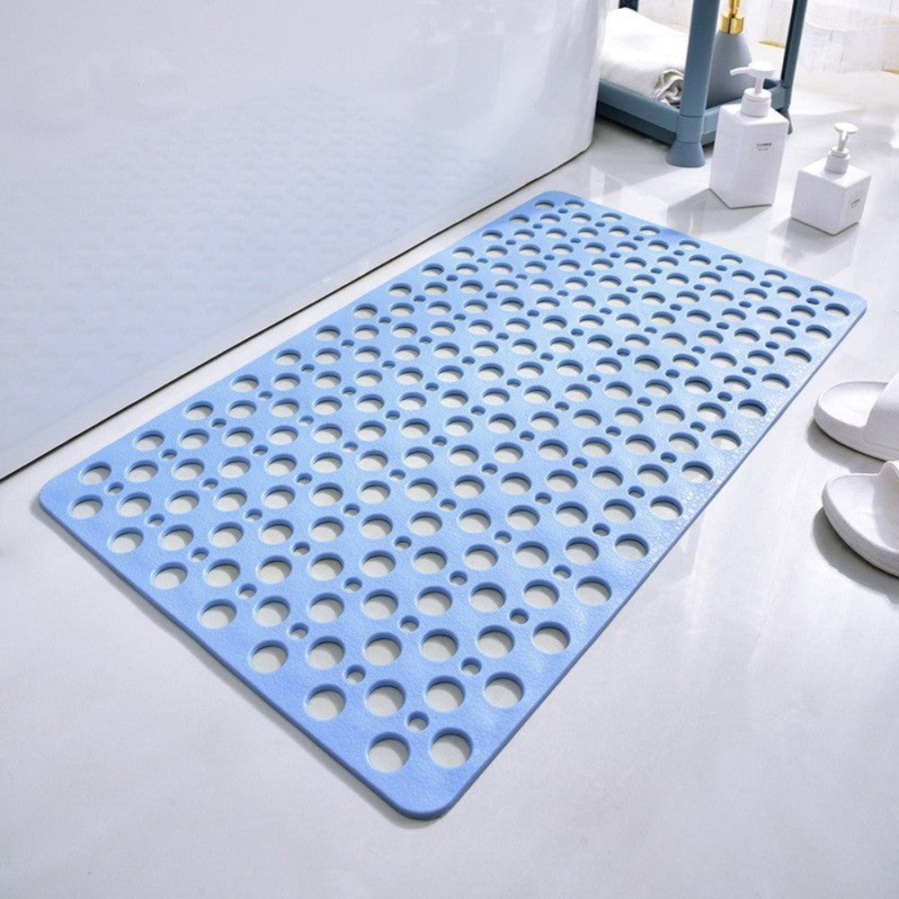 Non-Slip Shower Mat – Bathtub Mat with Suction Cups & Drain Holes, Easy to Clean, 6 Colors, 4 Sizes