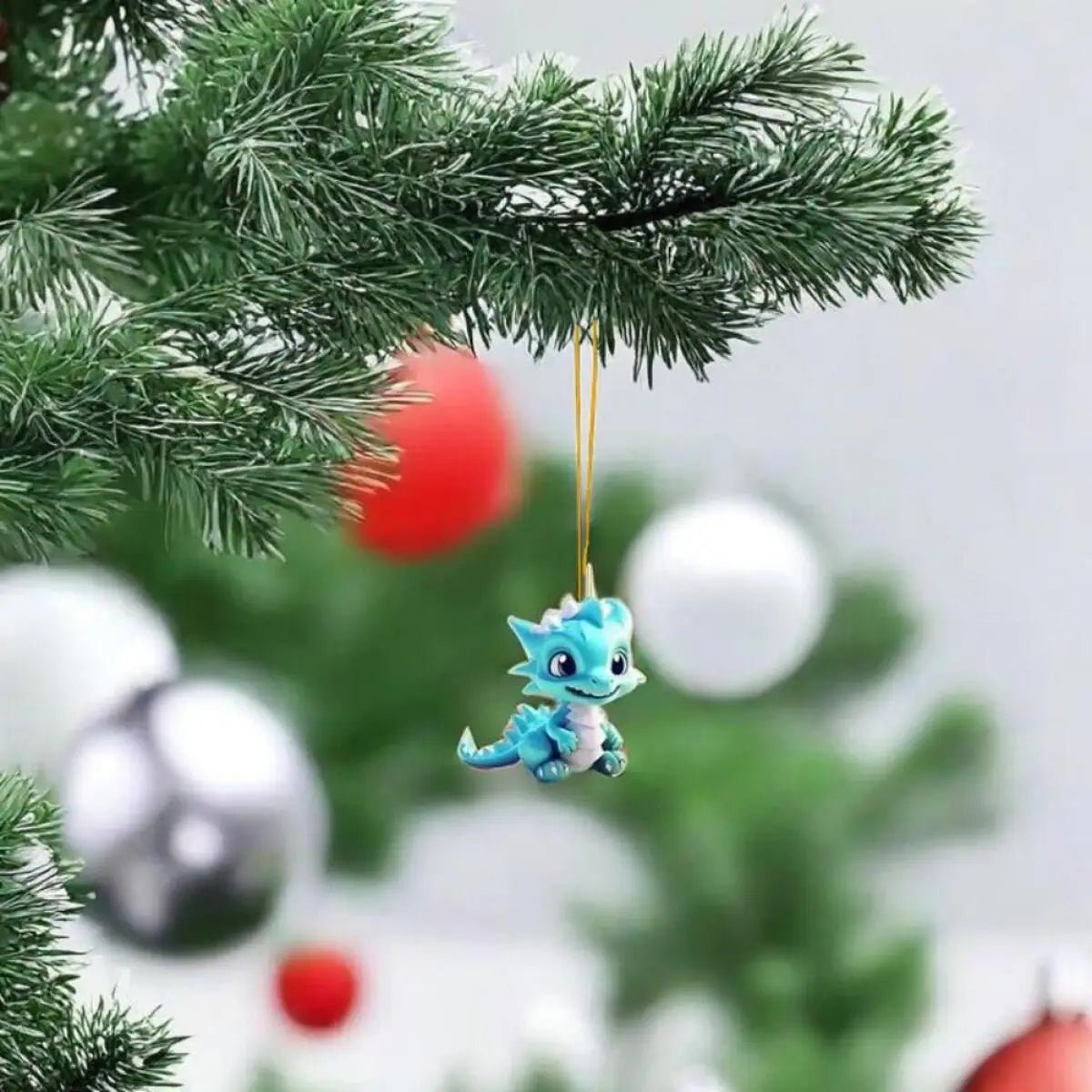 Dragon Advent Calendar – 24 Cute Cartoon Dragon Keychain Pendants, Christmas Countdown for Kids 6+ & Collectors