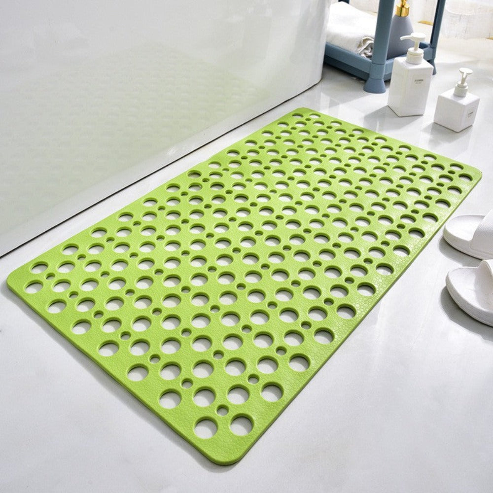 Non-Slip Shower Mat – Bathtub Mat with Suction Cups & Drain Holes, Easy to Clean, 6 Colors, 4 Sizes
