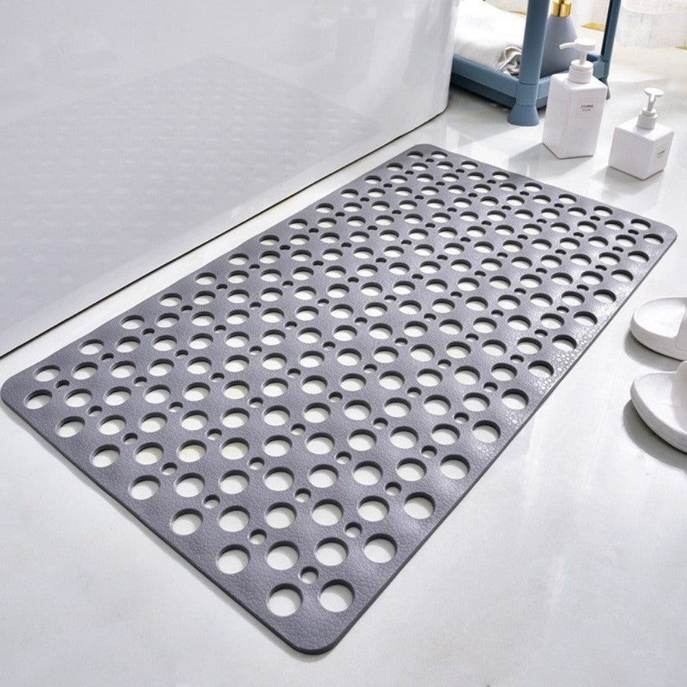 Non-Slip Shower Mat – Bathtub Mat with Suction Cups & Drain Holes, Easy to Clean, 6 Colors, 4 Sizes
