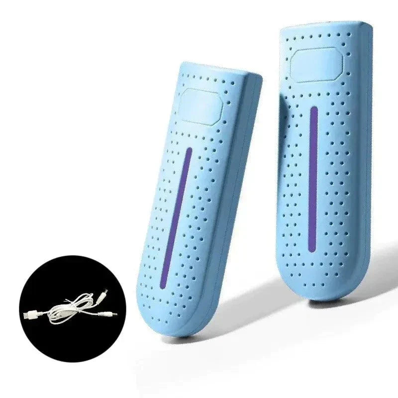 Portable Shoe Dryer with UV Light – Electric Boot Dryer up to 149°F, Plug or USB Powered, 12W, 3 Colors