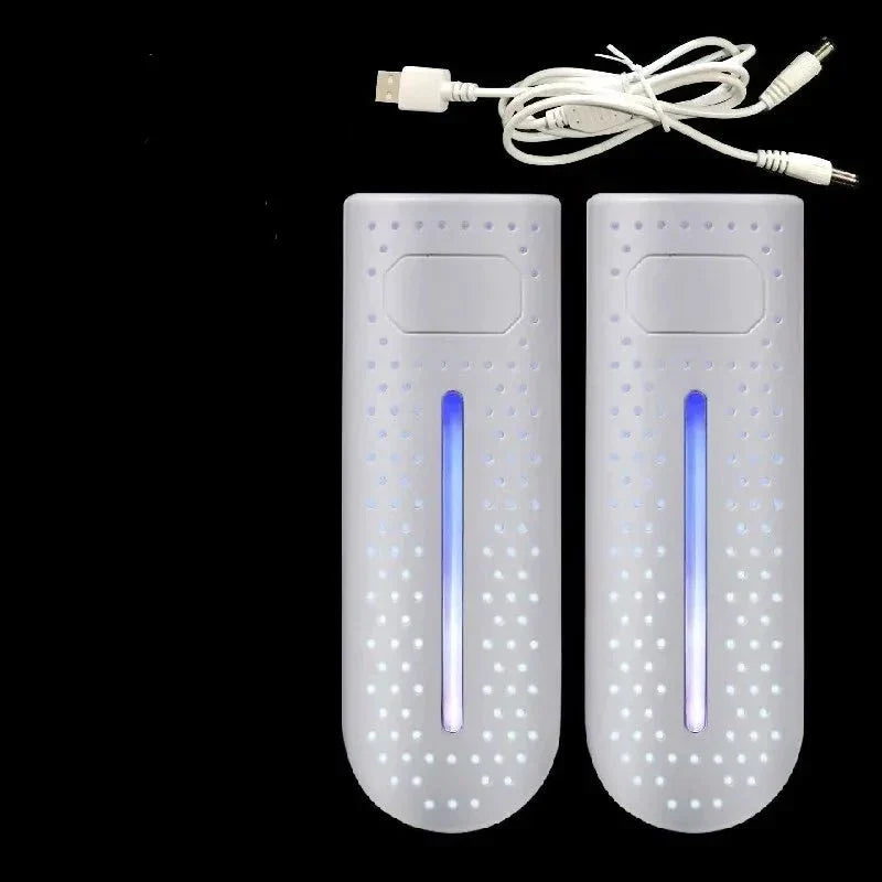 Portable Shoe Dryer with UV Light – Electric Boot Dryer up to 149°F, Plug or USB Powered, 12W, 3 Colors