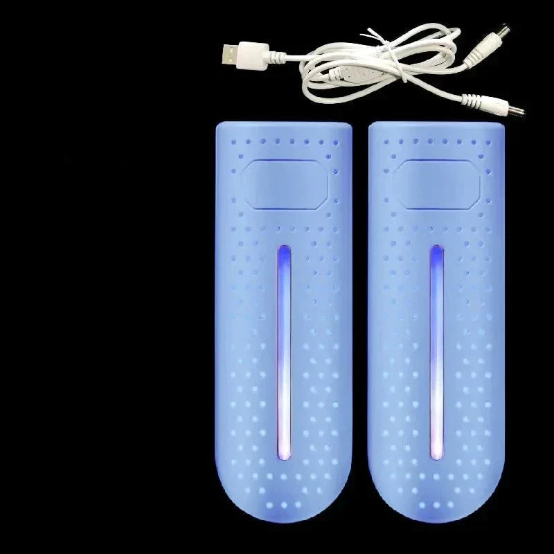 Portable Shoe Dryer with UV Light – Electric Boot Dryer up to 149°F, Plug or USB Powered, 12W, 3 Colors