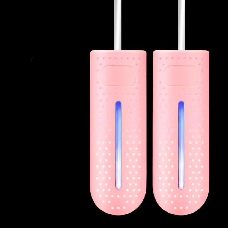 Portable Shoe Dryer with UV Light – Electric Boot Dryer up to 149°F, Plug or USB Powered, 12W, 3 Colors