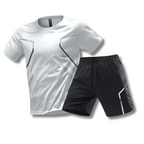 Men's Athletic Set – Breathable T-Shirt & Shorts Workout Outfit, Quick Dry, 6 Colors, M–5XL – Hommes