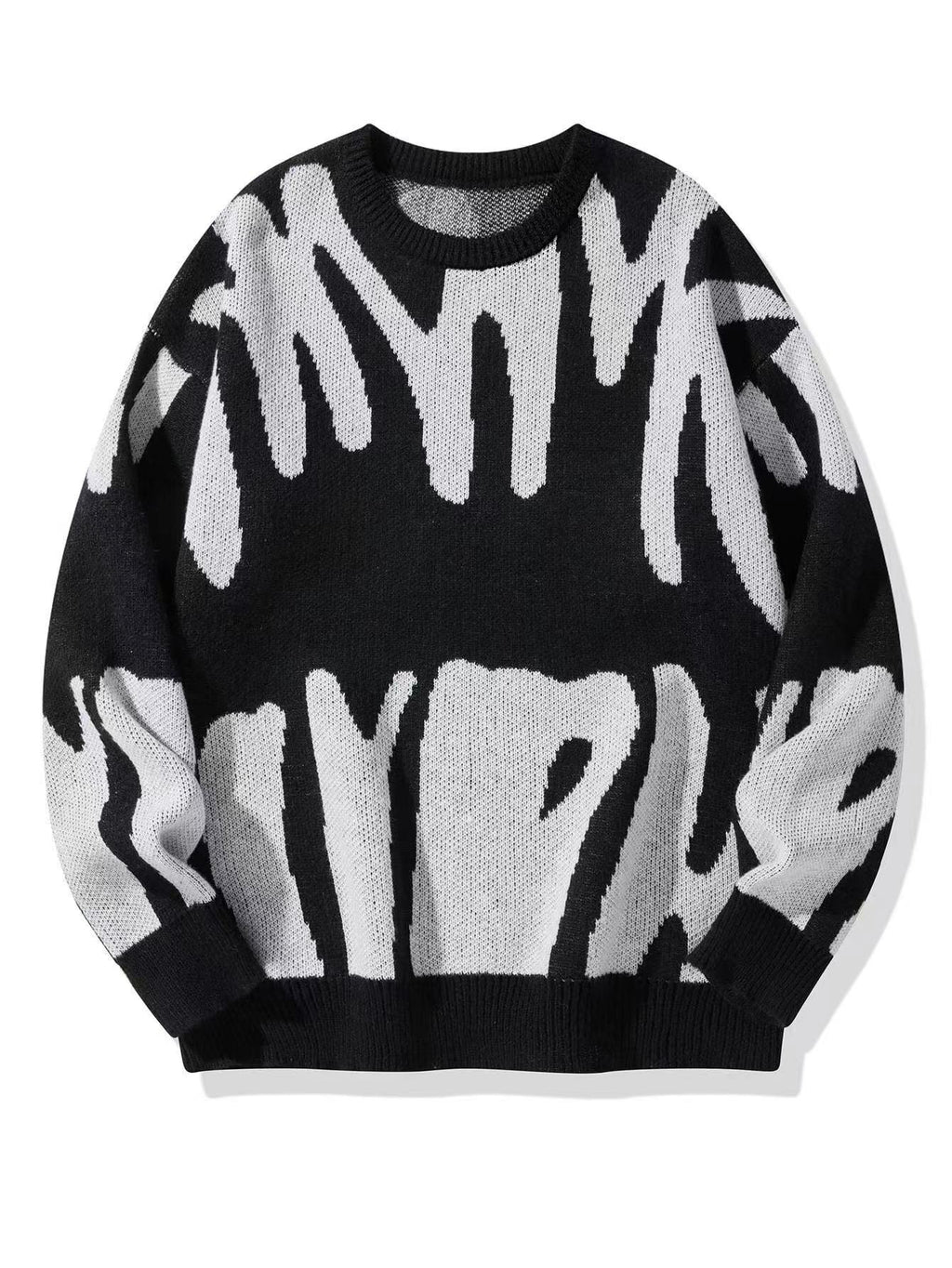 Calico Men's Crew Neck Sweatshirt | Warm & Modern Pattern
