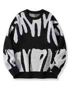 Calico Men's Crew Neck Sweatshirt | Warm & Modern Pattern