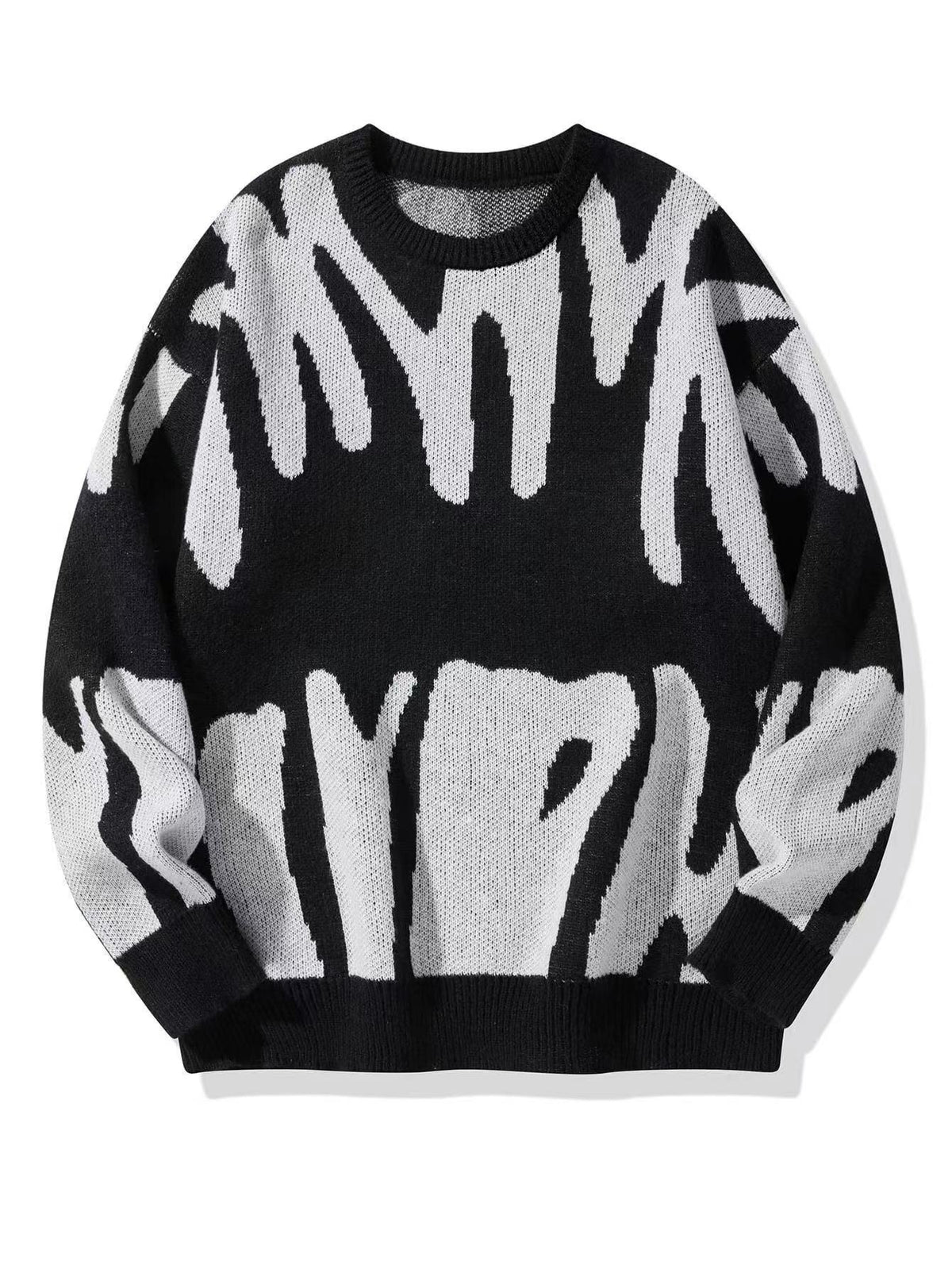 Calico Men's Crew Neck Sweatshirt | Warm & Modern Pattern