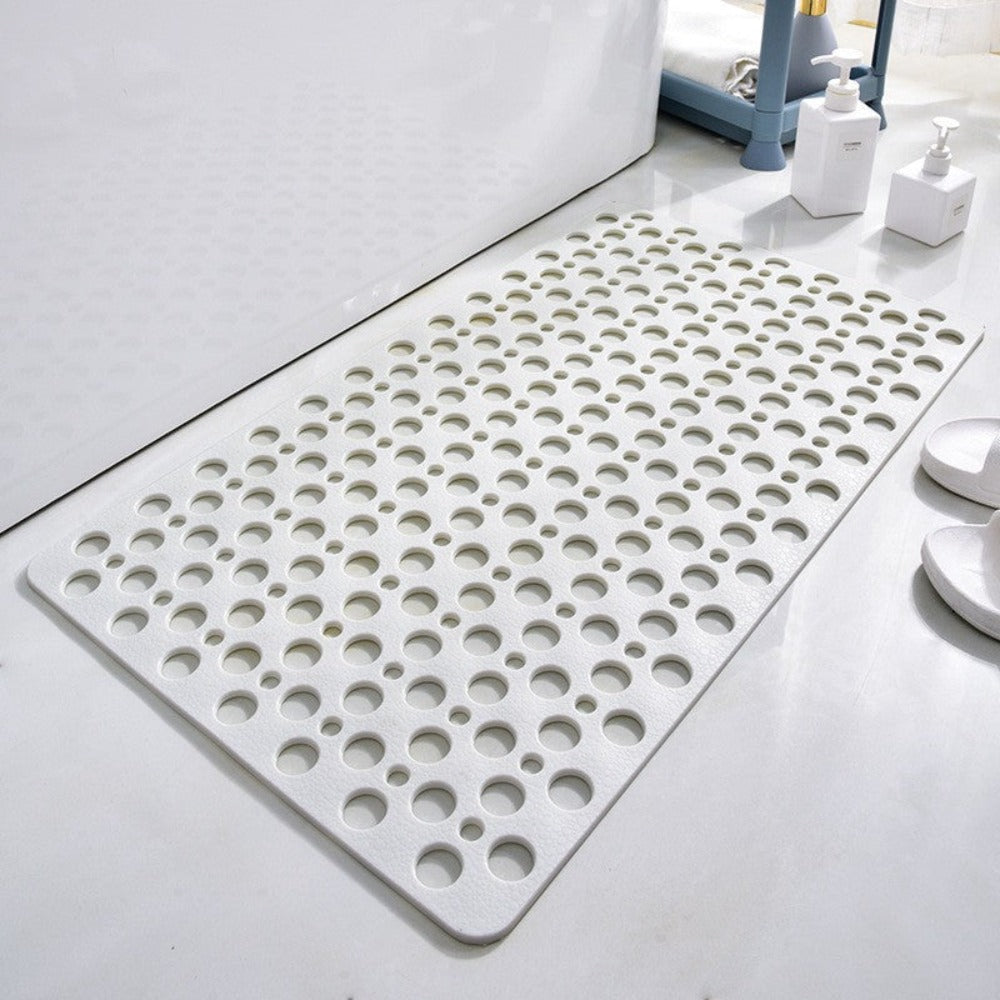 Non-Slip Shower Mat – Bathtub Mat with Suction Cups & Drain Holes, Easy to Clean, 6 Colors, 4 Sizes