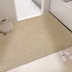 Absorbent Doormat for Indoor & Outdoor – Non-Slip Jute-Look Entry Rug, Machine Washable, 3 Sizes