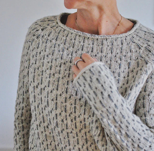 Flōre | Women's Raglan Sleeve Knit Sweater - Crewneck Top