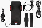 4-in-1 Bike Gadget – Bike Phone Holder with Power Bank, LED Bike Light and Horn, 4000 mAh, 4 Colors
