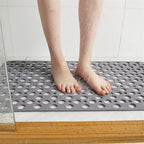 Non-Slip Shower Mat – Bathtub Mat with Suction Cups & Drain Holes, Easy to Clean, 6 Colors, 4 Sizes
