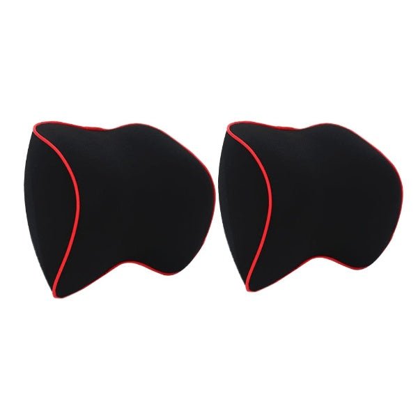 2-Pack Car Neck Pillows – Memory Foam Car Headrest Pillow for Driving, Adjustable Strap, Washable Cover - Nalani - Fashion Clothing and Decor