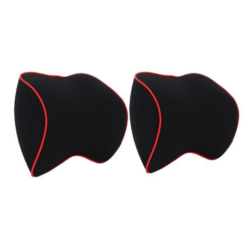 2-Pack Car Neck Pillows – Memory Foam Car Headrest Pillow for Driving, Adjustable Strap, Washable Cover - Nalani - Fashion Clothing and Decor