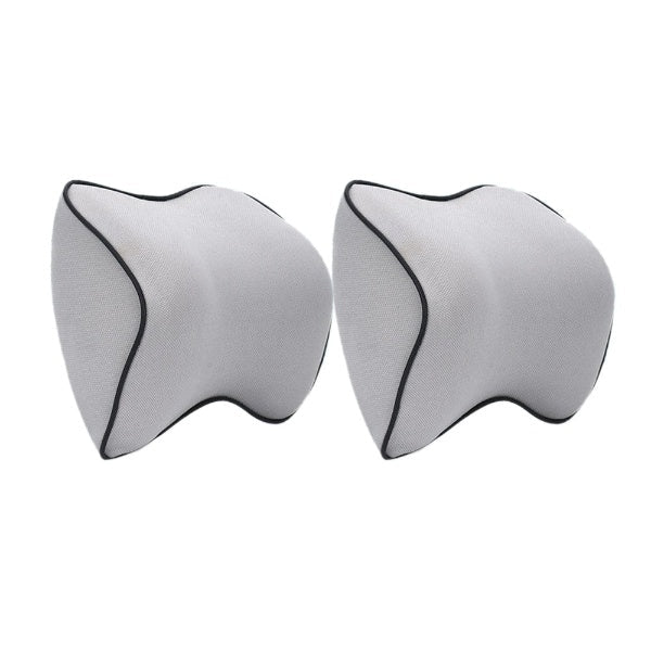 2-Pack Car Neck Pillows – Memory Foam Car Headrest Pillow for Driving, Adjustable Strap, Washable Cover - Nalani - Fashion Clothing and Decor