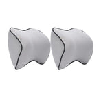 2-Pack Car Neck Pillows – Memory Foam Car Headrest Pillow for Driving, Adjustable Strap, Washable Cover - Nalani - Fashion Clothing and Decor