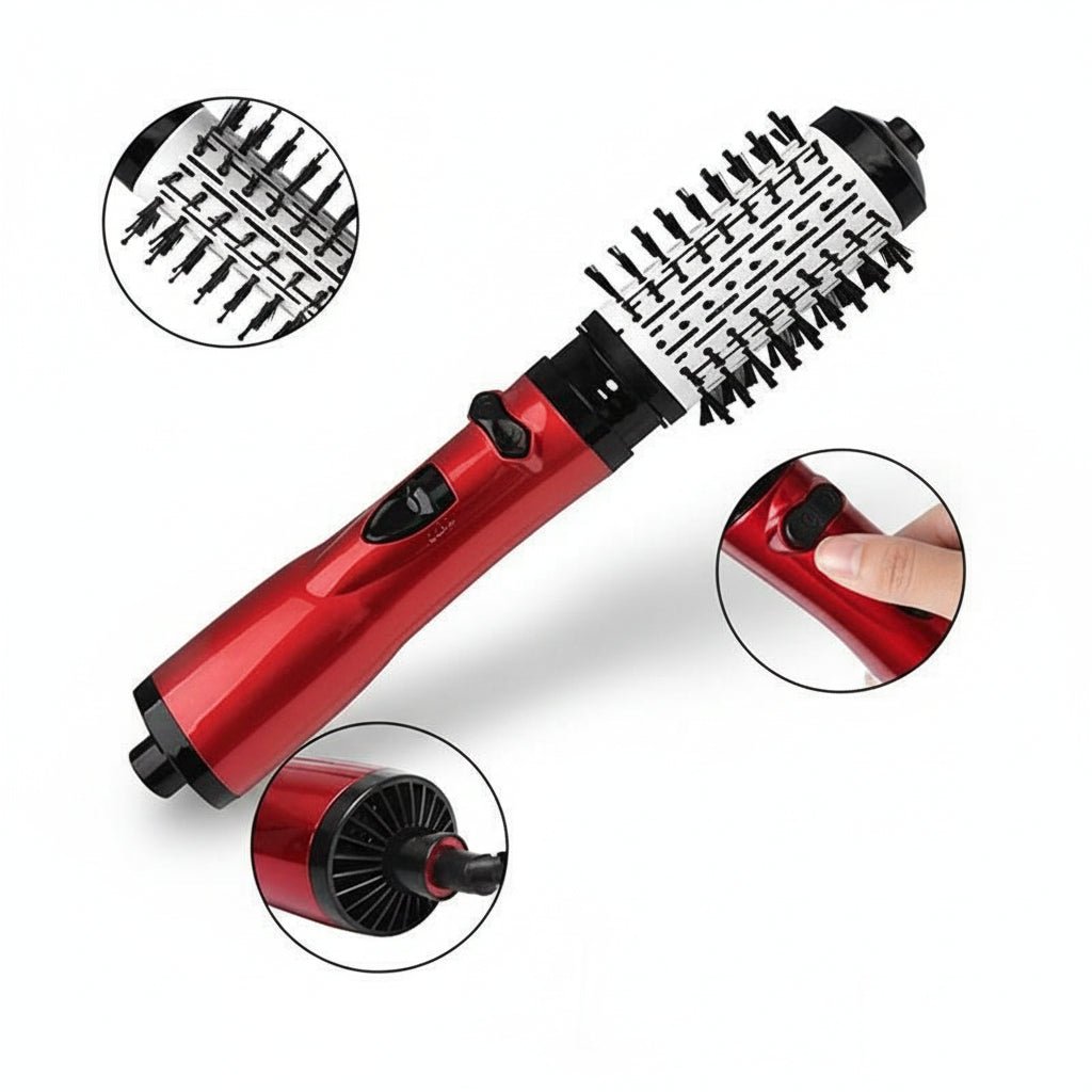3-in-1 Hot Air Brush – Hair Dryer Brush, Volumizer & Curler with Ionic Technology, 3 Speeds & Multiple Heat Settings - Nalani - Fashion Clothing and Decor