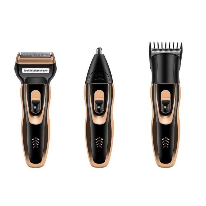 3-in-1 Trimmer – Rechargeable Beard Trimmer, Nose Hair Trimmer & Shaver with 3 Attachments, Compact for Travel - Nalani - Fashion Clothing and Decor