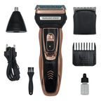 3-in-1 Trimmer – Rechargeable Beard Trimmer, Nose Hair Trimmer & Shaver with 3 Attachments, Compact for Travel - Nalani - Fashion Clothing and Decor