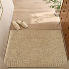 Absorbent Doormat for Indoor & Outdoor – Non-Slip Jute-Look Entry Rug, Machine Washable, 3 Sizes - Nalani - Fashion Clothing and Decor