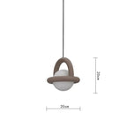 Acrylic Pendant Light With Colorful Globe Finish And LED - Nalani - UK Fashion Clothing and Decor