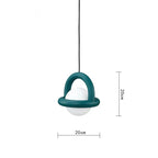 Acrylic Pendant Light With Colorful Globe Finish And LED - Nalani - UK Fashion Clothing and Decor
