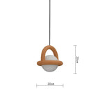 Acrylic Pendant Light With Colorful Globe Finish And LED - Nalani - UK Fashion Clothing and Decor