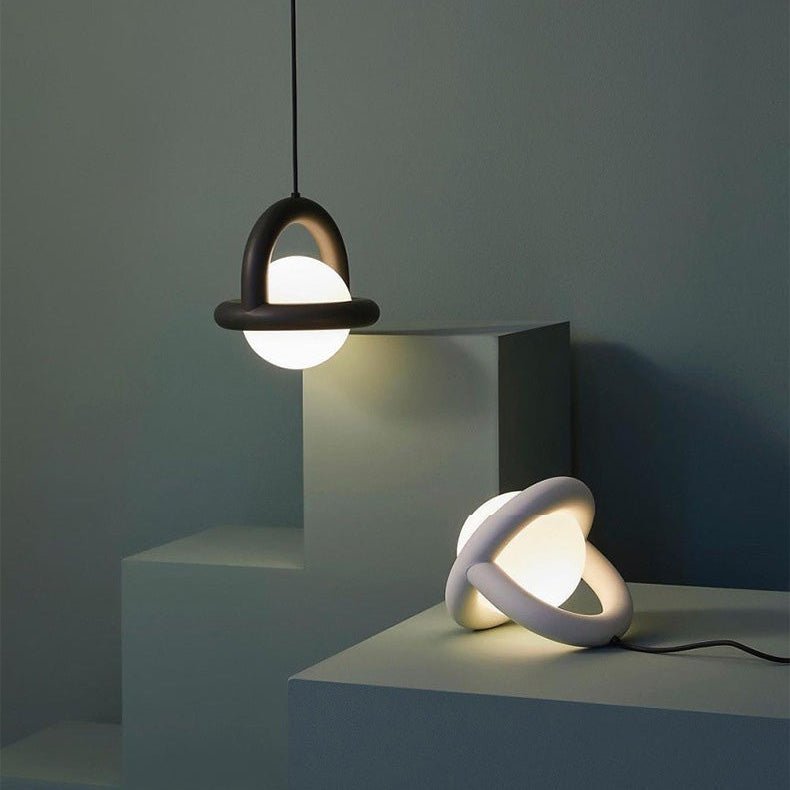 Acrylic Pendant Light With Colorful Globe Finish And LED - Nalani - UK Fashion Clothing and Decor