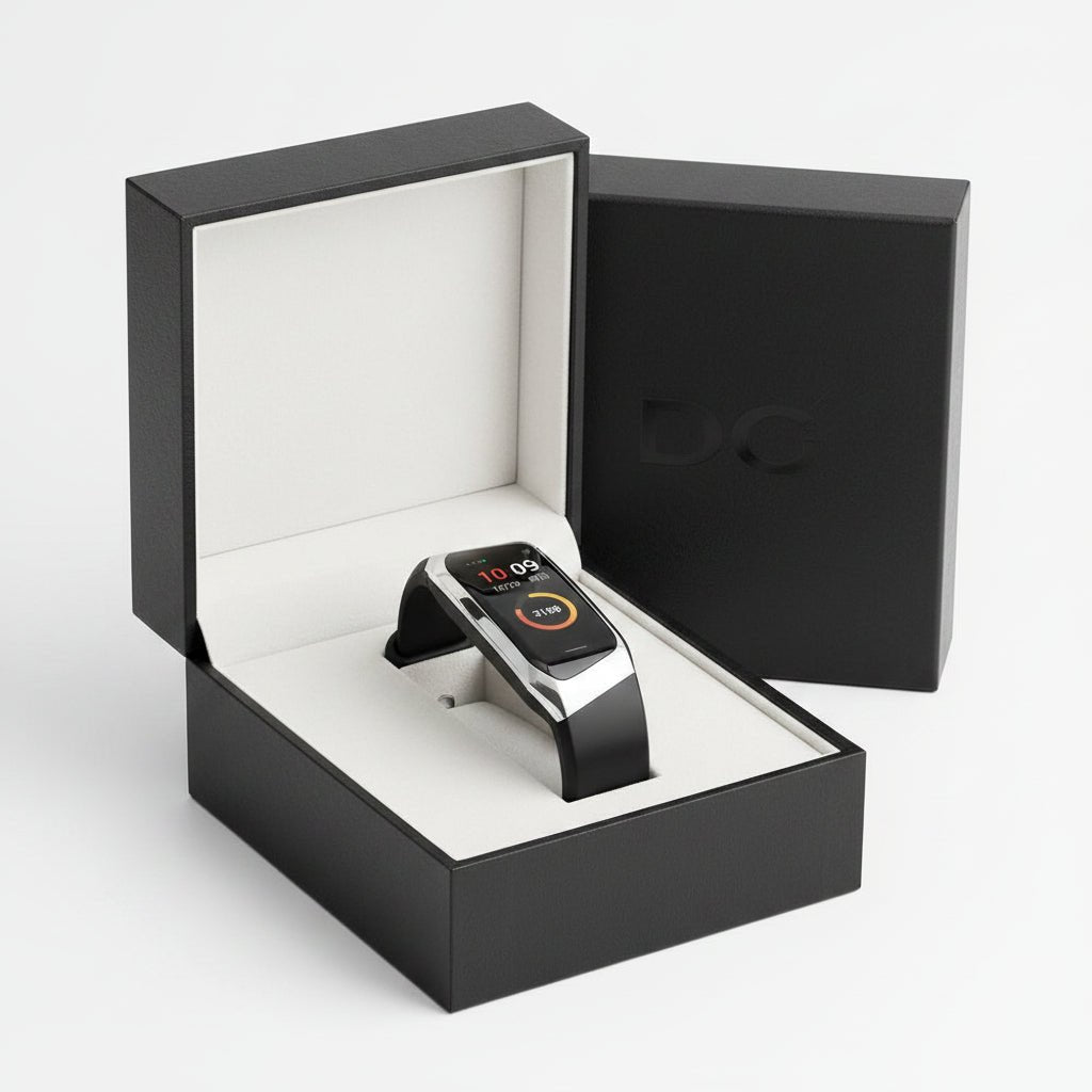 Activity Tracker Smartwatch – Fitness Watch with Heart Rate, Step Counter, Sleep Tracking & Notifications, Black, Gold or Silver - Nalani - Fashion Clothing and Decor