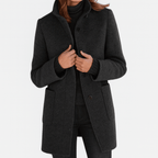 Amore | Women's Coat | Straight Cut Button Front - Nalani - Fashion Clothing and Decor