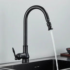 Antique Bronze Pull Out Kitchen Faucet With Touch Sensor - Nalani - UK Fashion Clothing and Decor