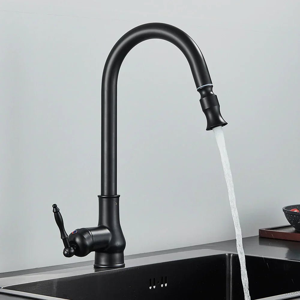 Antique Bronze Pull Out Kitchen Faucet With Touch Sensor - Nalani - UK Fashion Clothing and Decor