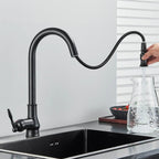 Antique Bronze Pull Out Kitchen Faucet With Touch Sensor - Nalani - UK Fashion Clothing and Decor