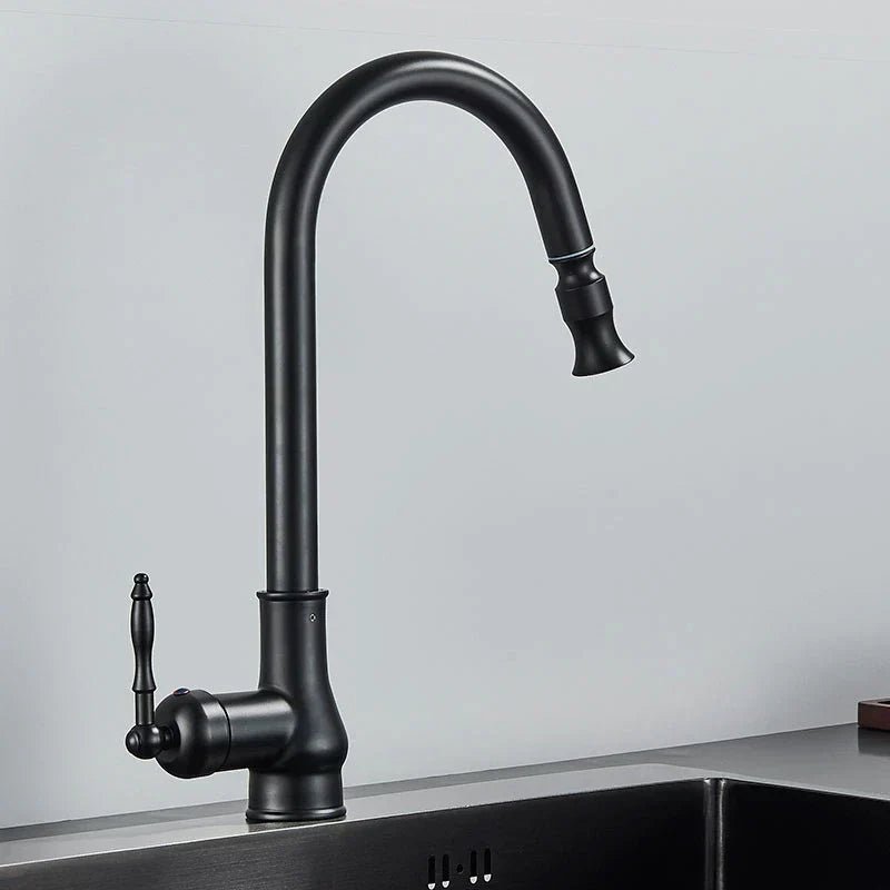Antique Bronze Pull Out Kitchen Faucet With Touch Sensor - Nalani - UK Fashion Clothing and Decor