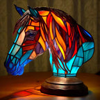 Artistic Lamp - VitraFauna Stained Glass Look With 20 Animal Prints - Nalani - Fashion Clothing and Decor
