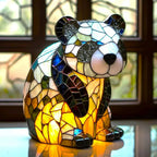 Artistic Lamp - VitraFauna Stained Glass Look With 20 Animal Prints - Nalani - Fashion Clothing and Decor