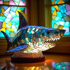 Artistic Lamp - VitraFauna Stained Glass Look With 20 Animal Prints - Nalani - Fashion Clothing and Decor