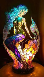 Artistic Lamp - VitraFauna Stained Glass Look With 20 Animal Prints - Nalani - Fashion Clothing and Decor