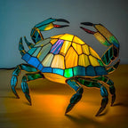 Artistic Lamp - VitraFauna Stained Glass Look With 20 Animal Prints - Nalani - Fashion Clothing and Decor