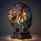Artistic Lamp - VitraFauna Stained Glass Look With 20 Animal Prints - Nalani - Fashion Clothing and Decor