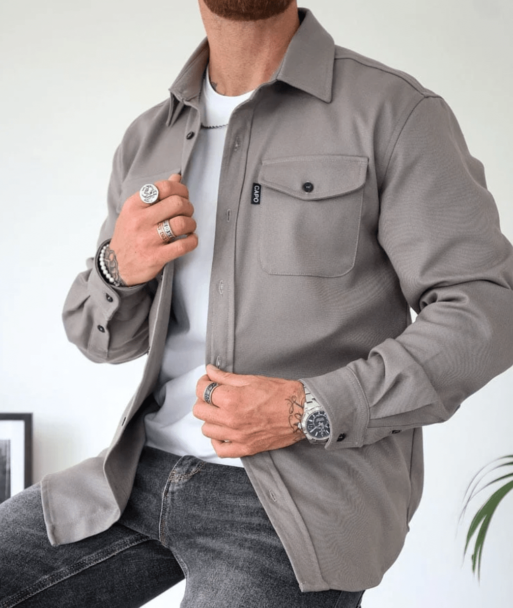 Astra - Modern Men's Shirt Modern Fit Easy Care Versatile Wear - Nalani - Fashion Clothing and Decor
