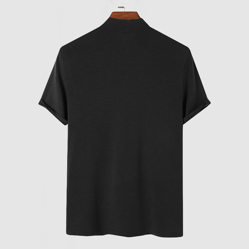 Aureon - Stretch Cotton T Shirt for Men Flexible Breathable Fit - Nalani - Fashion Clothing and Decor