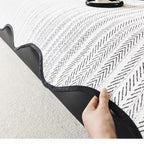 Aurivelle Herringbone Scallop Edge Sofa Cover For Modern Home Decor - Nalani - Fashion Clothing and Decor