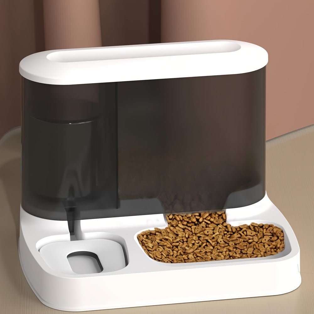 Automatic Food and Water Dispenser – 2-in-1 Gravity Pet Feeder & Waterer for Cats and Small Dogs – EasyFeed Duo - Nalani - Fashion Clothing and Decor